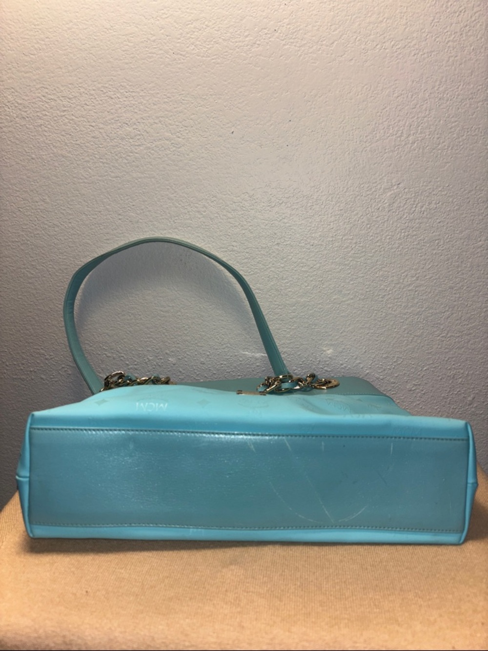 MCM Vintage Aqua Blue Shoulder bag - Picture 10 of 10
